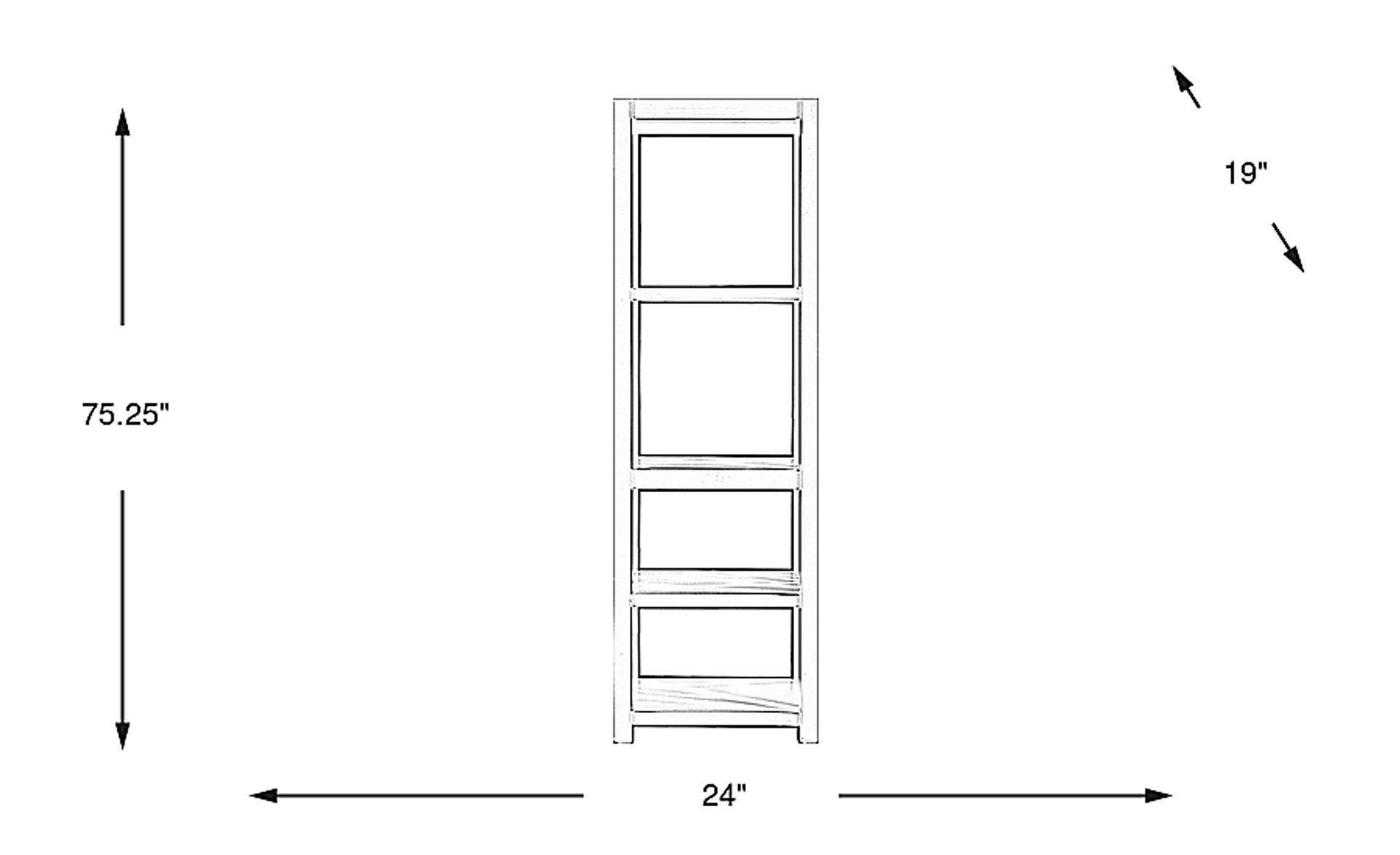 Dimension Image. Please refer to the Dimension Tab on this page for dimension details.