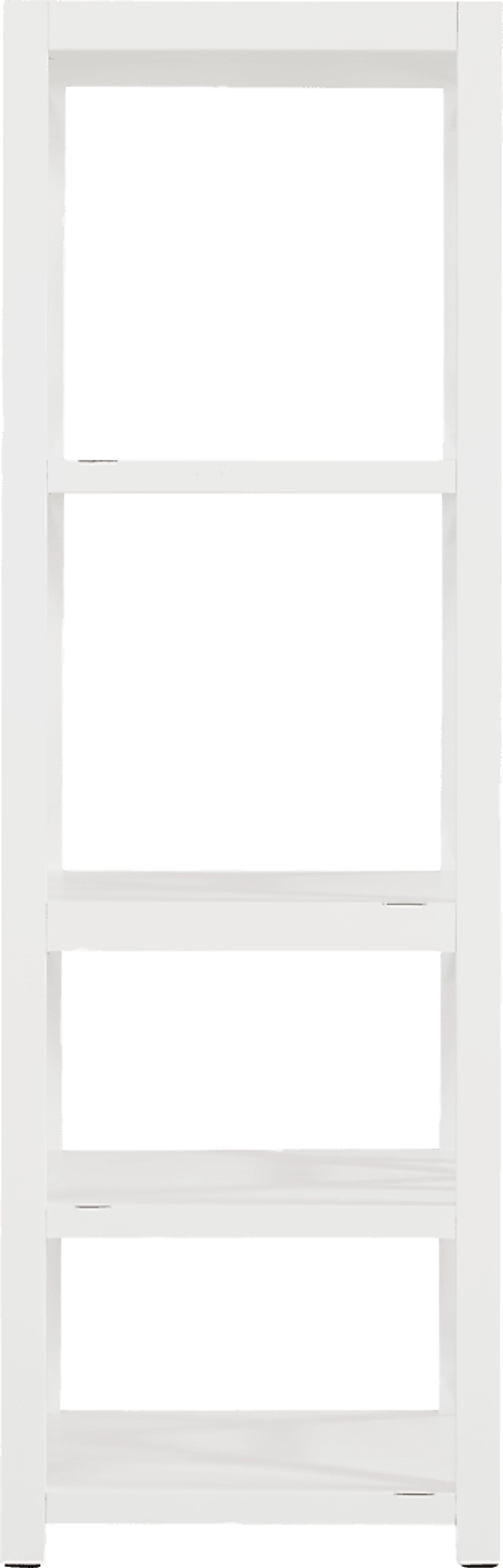 Danusa II White Bookcase - Image 1