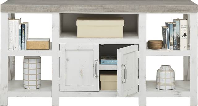 Danusa White 62 in. Console - Thumbnail - Image 4