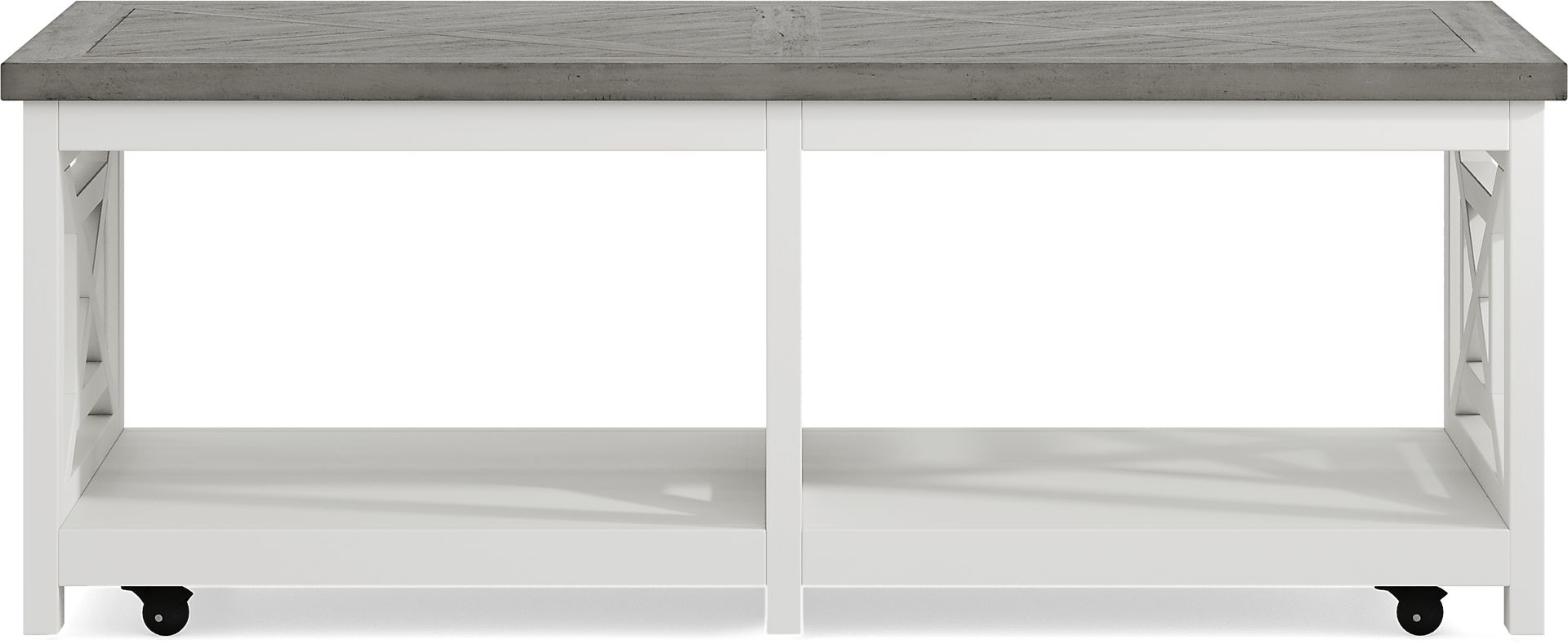 Danusa White Cocktail Table - Image 2