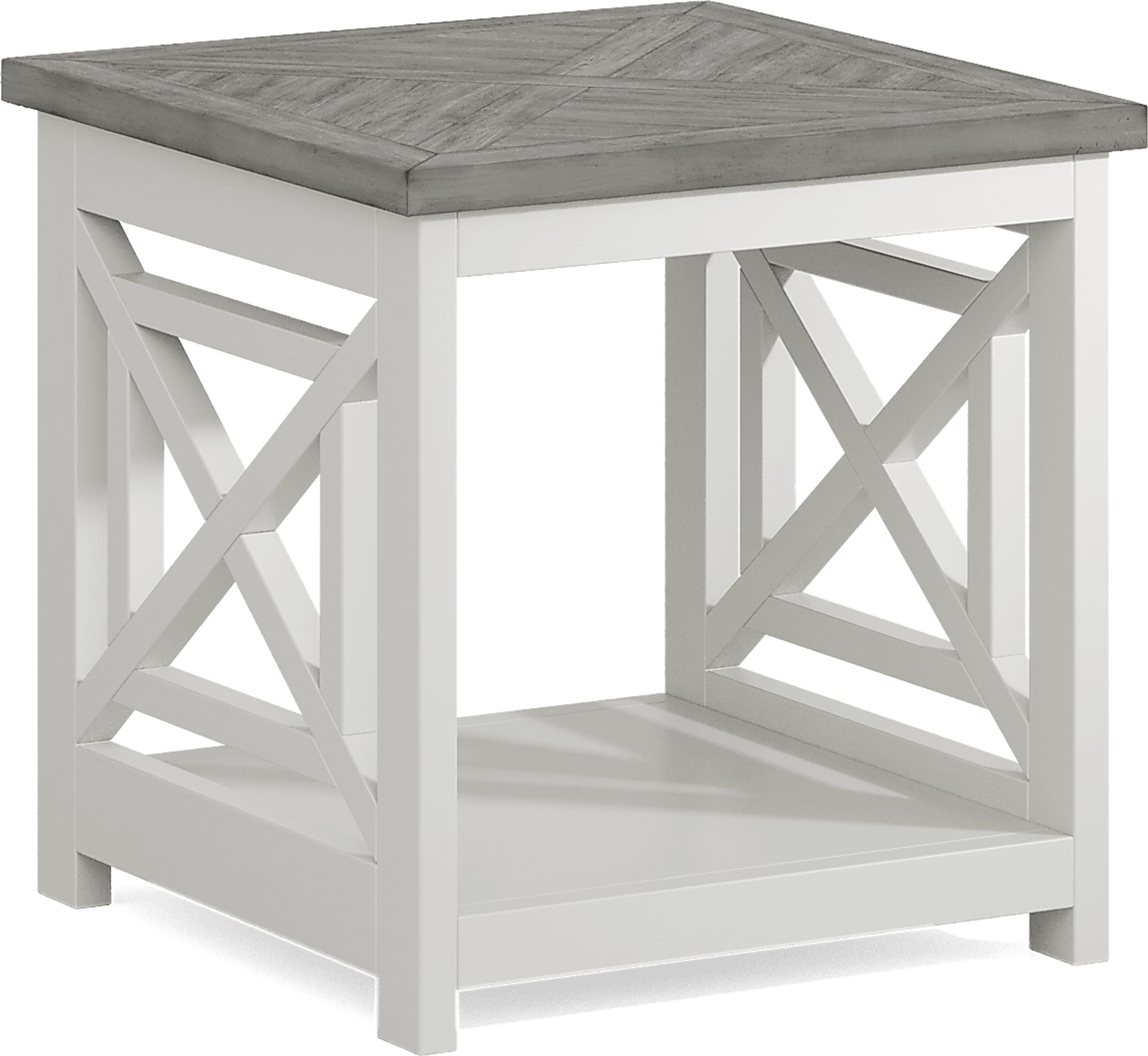 Danusa White End Table - Image 1