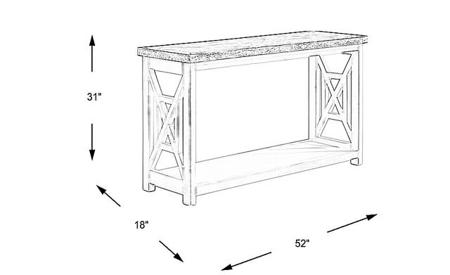 Dimension Image. Please refer to the Dimension Tab on this page for dimension details.