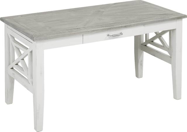 Danusa White Writing Desk - Thumbnail - Image 1