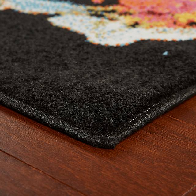 Danveer Black 5' x 3' Rug - Thumbnail - Image 2