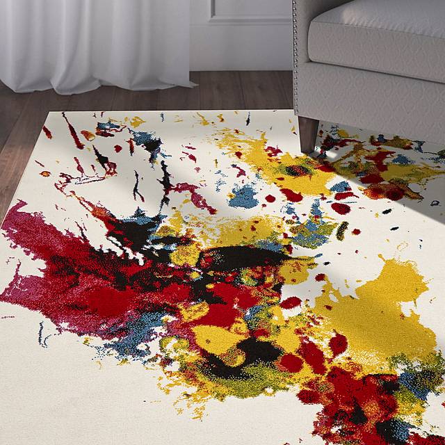 Danveer White 5' x 3' Rug - Thumbnail - Image 3