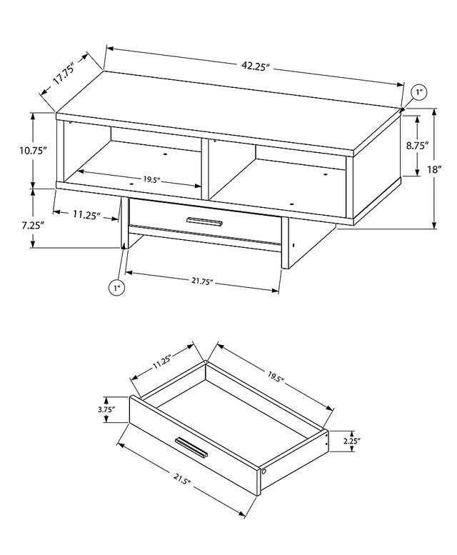 Danyacrest White Cocktail Table - Thumbnail - Image 3