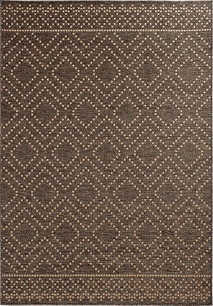 Danyal Brown 5'3 x 7'7 Indoor/Outdoor Rug
