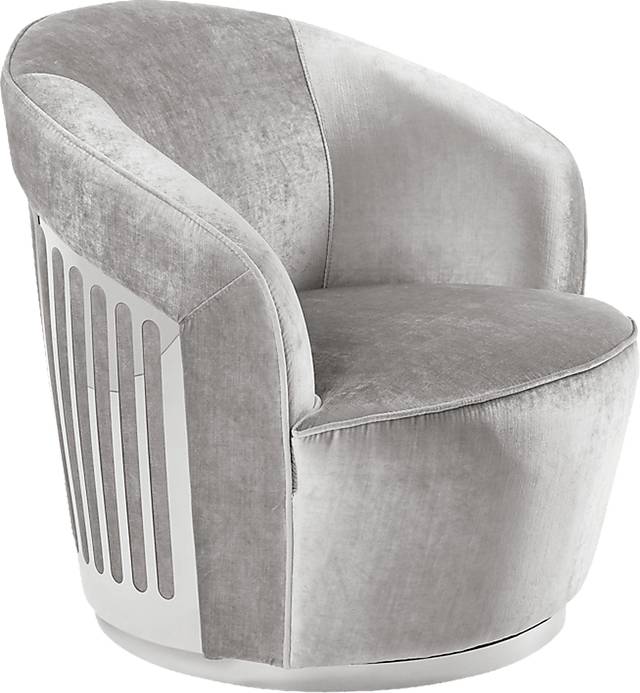 Daphane Gray Accent Chair - Thumbnail - Image 1