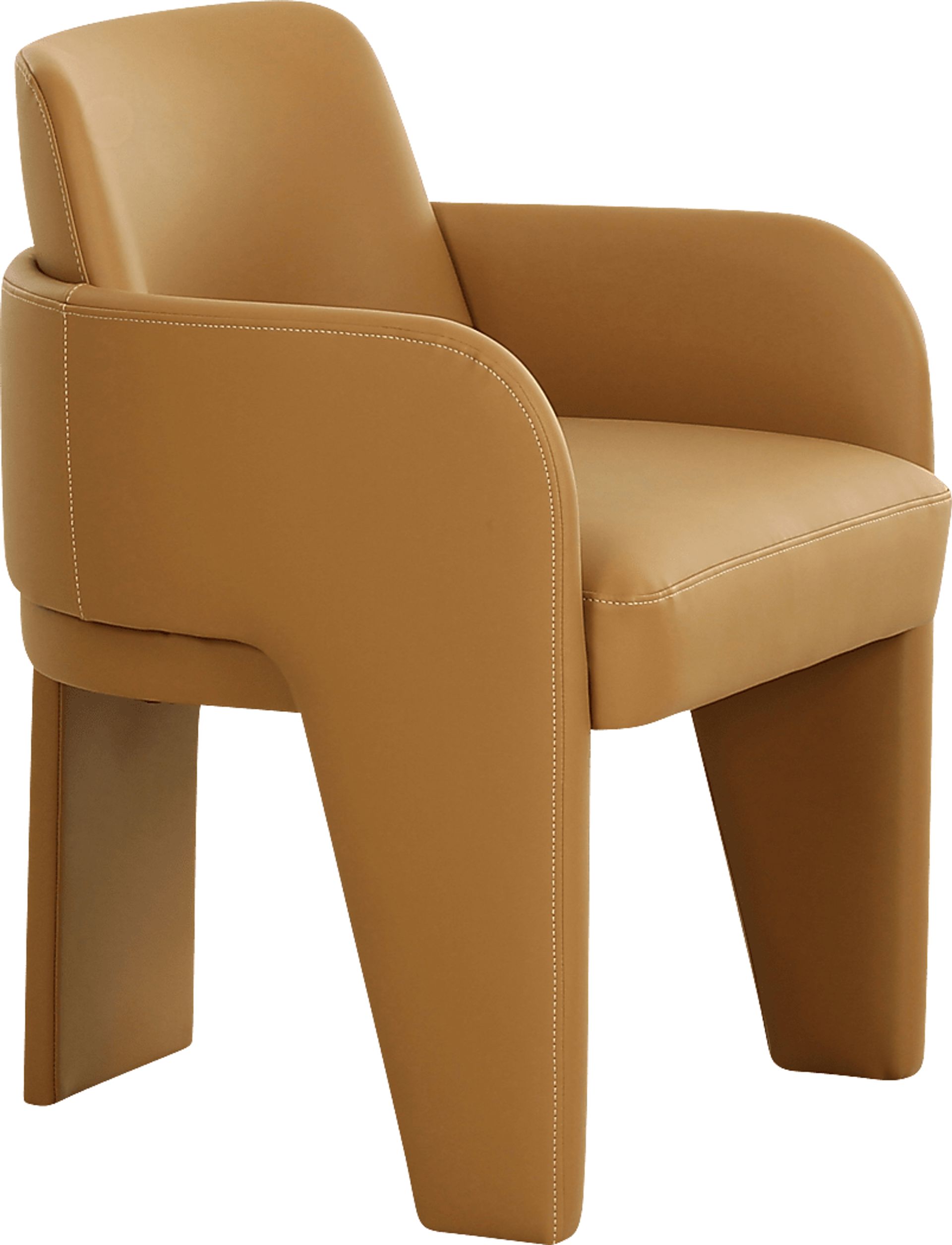 Daphia Tan Arm Chair - Image 1