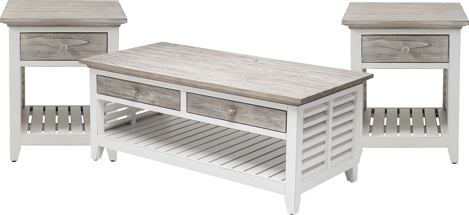 Daphne II Gray 3 Pc Table Set - Image 1