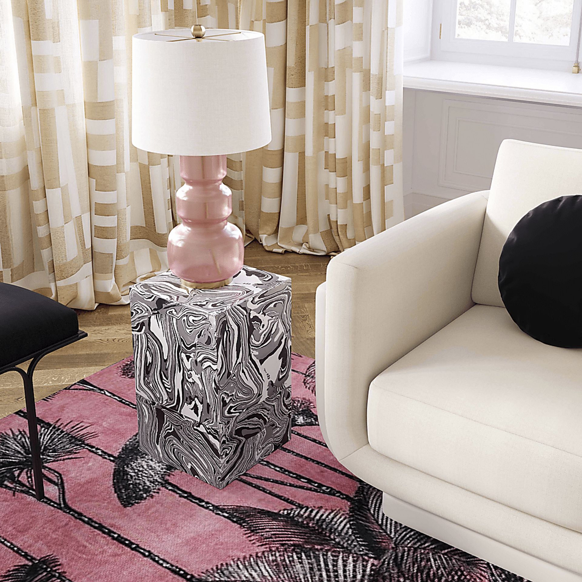 Dapplegray II Gray Accent Table - Image 2