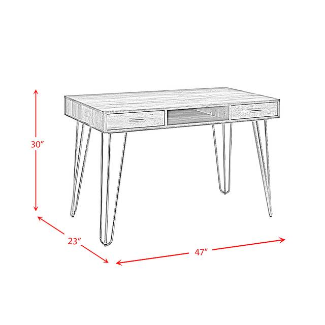 Daradele Gray Desk - Thumbnail - Image 10