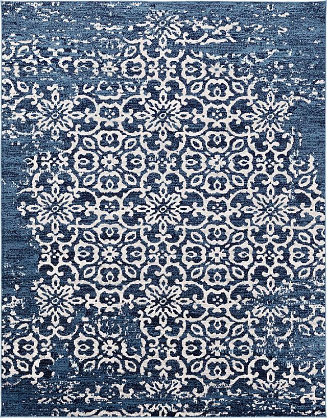 Daralice Navy 7'10 x 10'3  Rug - Thumbnail - Image 1
