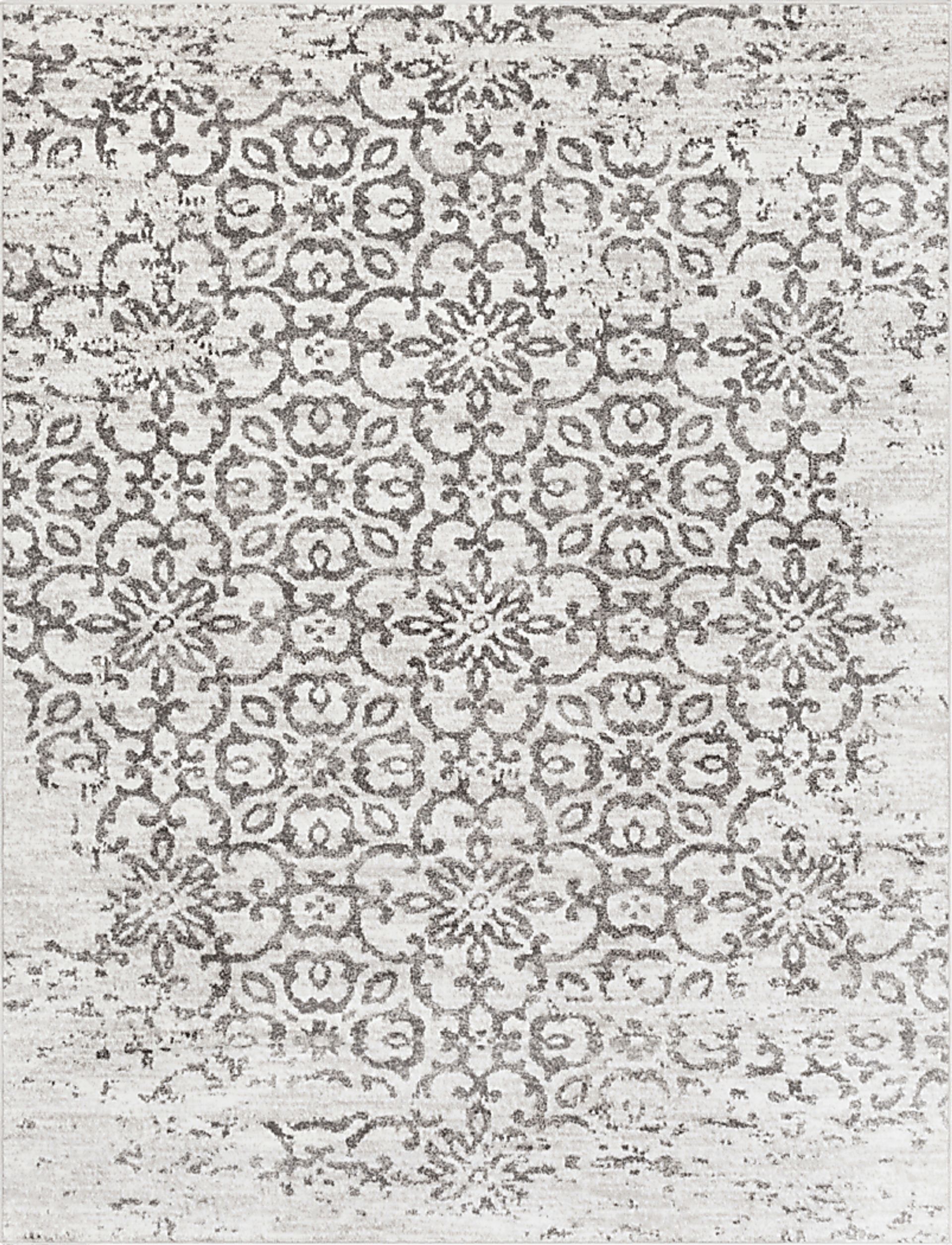 Daralice White 7'10 x 10'3  Rug - Image 1