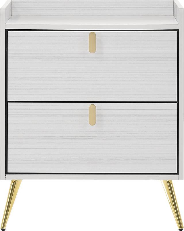 Daralyn White Nightstand - Thumbnail - Image 2