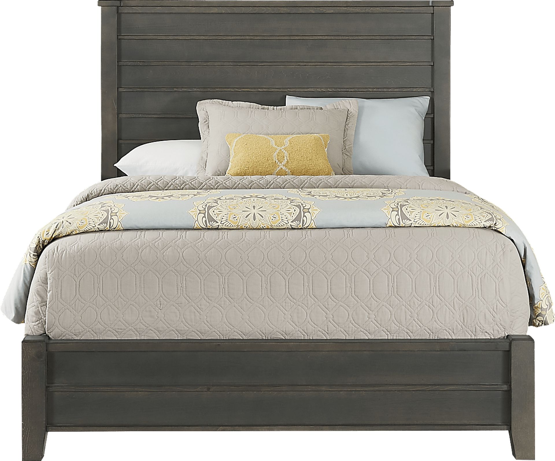 Darby Brook Dark Gray 7 Pc King Bedroom - Image 2