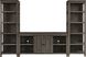 Darby Brook Dark Gray 3 Pc Wall Unit with 66 in. Console