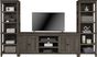 Darby Brook Dark Gray 3 Pc Wall Unit with 80 in. Console