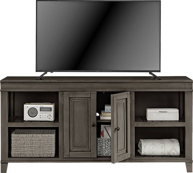 Darby Brook Dark Gray 66 in. Console - Thumbnail - Image 3