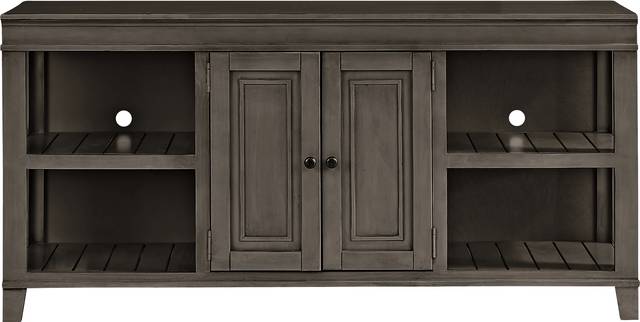 Darby Brook Dark Gray 66 in. Console - Thumbnail - Image 1