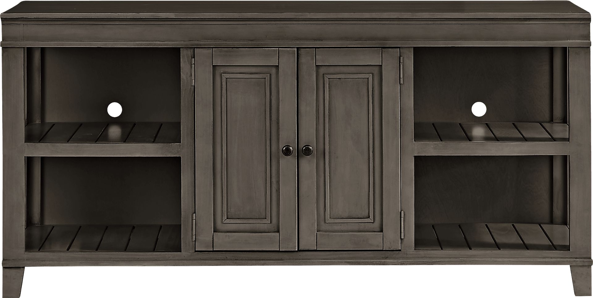 Darby Brook Dark Gray 66 in. Console - Image 1