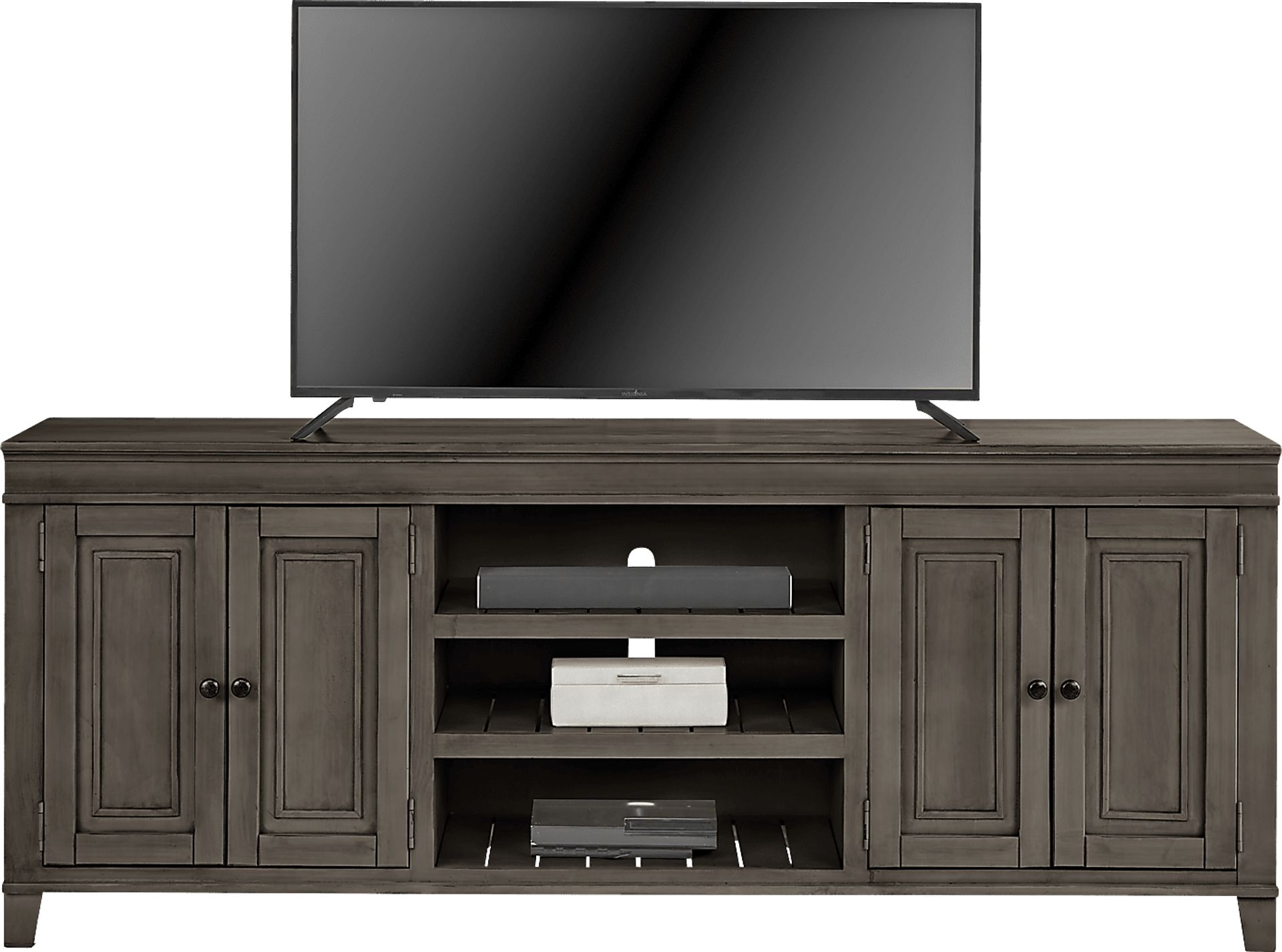 Darby Brook Dark Gray 80 in. Console - Image 2