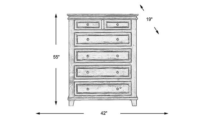 Dimension Image. Please refer to the Dimension Tab on this page for dimension details.