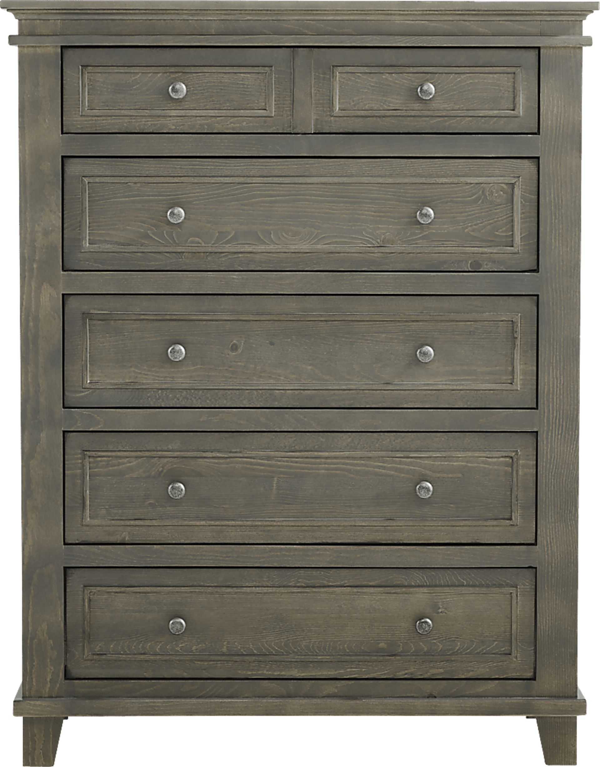 Darby Brook Dark Gray 5 Pc Queen Bedroom - Image 5