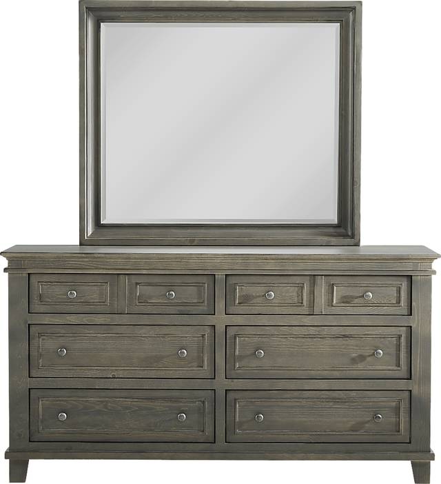 Darby Brook Dark Gray Dresser - Thumbnail - Image 3
