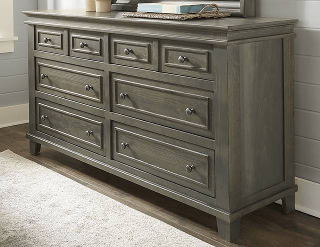 Darby Brook Dark Gray Dresser - Thumbnail - Image 4
