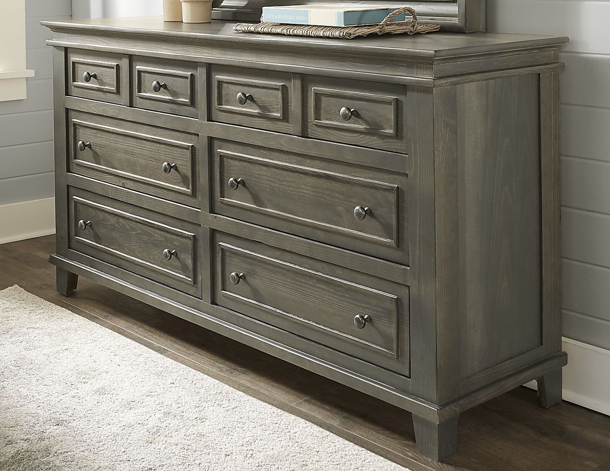 Darby Brook Dark Gray Dresser | Rooms to Go