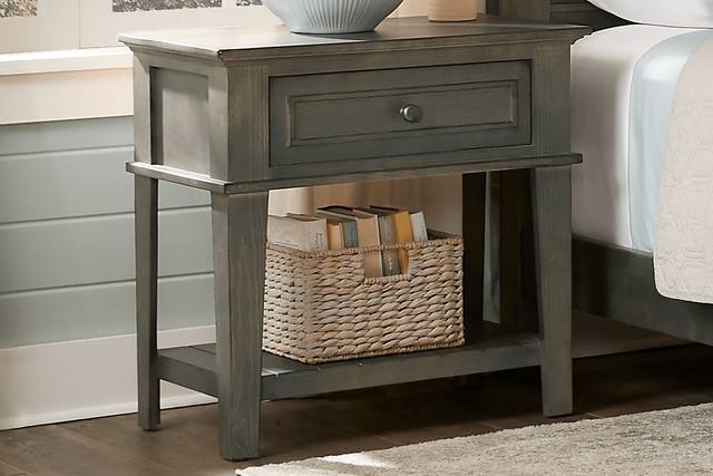 Darby Brook Dark Gray Nightstand - Thumbnail - Image 3
