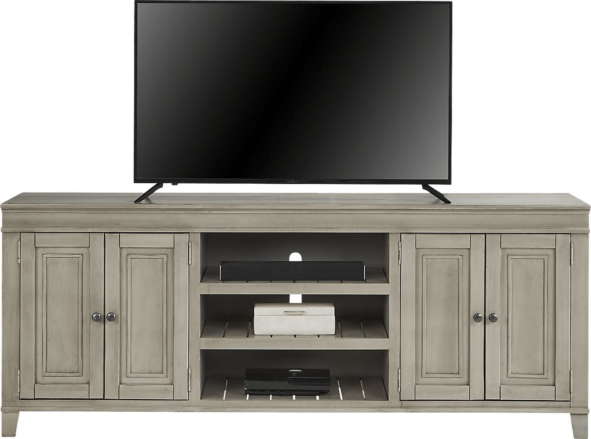 Darby Brook Light Gray 80 in. Console