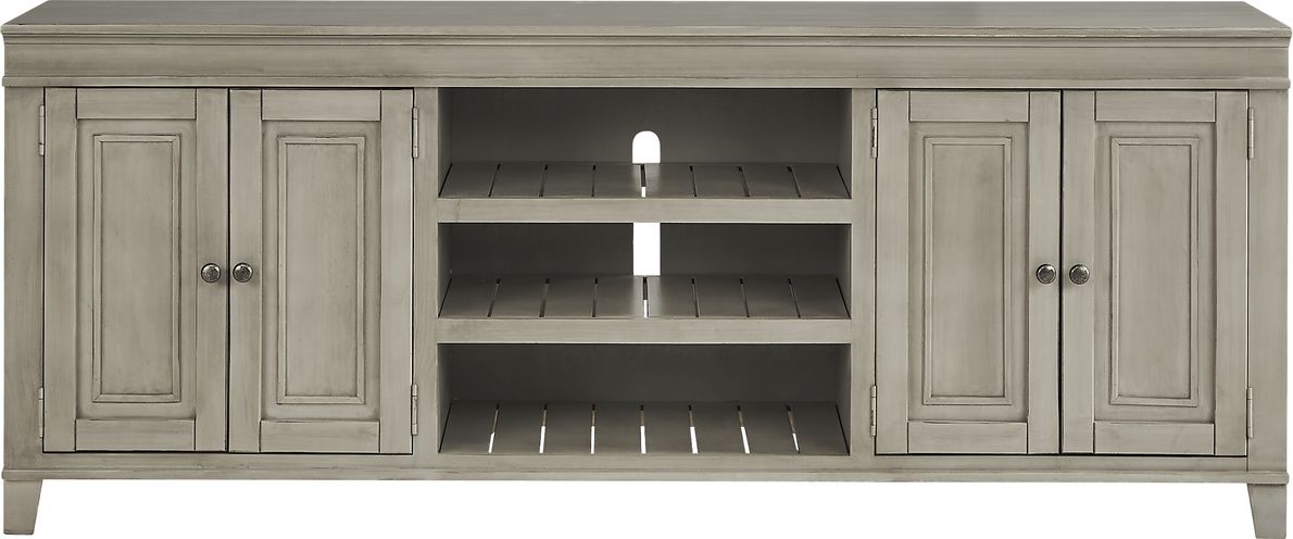 Darby Brook Light Gray 80 in. Console