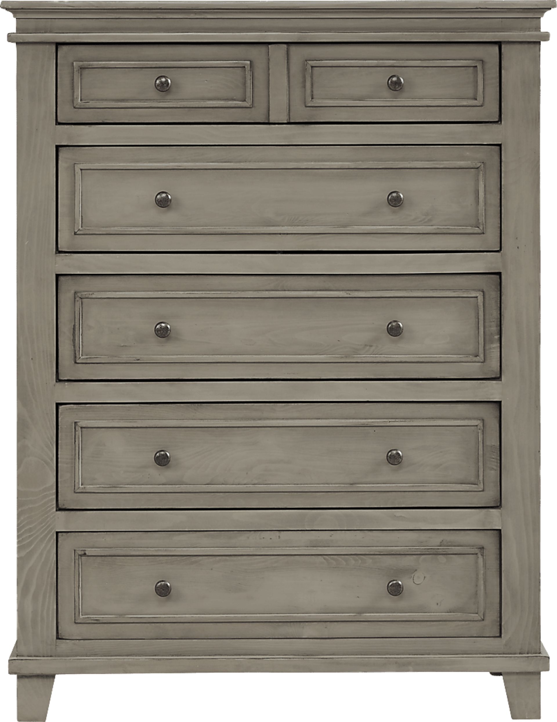 Darby Brook Light Gray Chest - Image 1