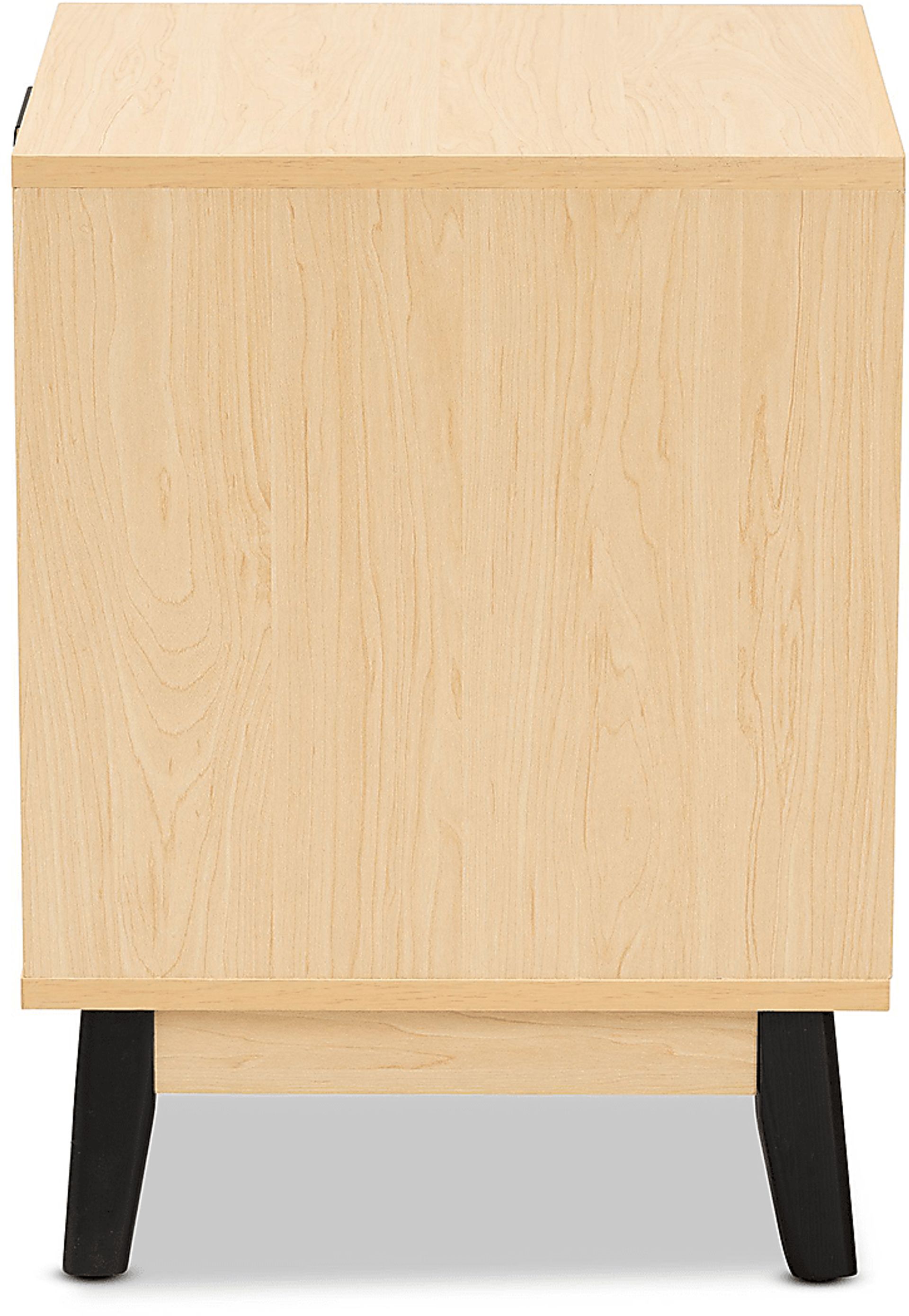 Darcella Oak Nightstand - Image 4