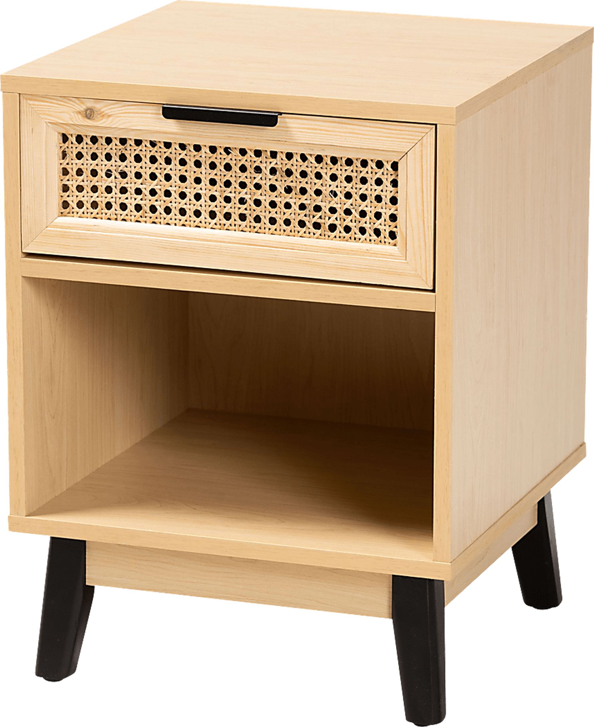 Darcella Oak Nightstand - Image 1