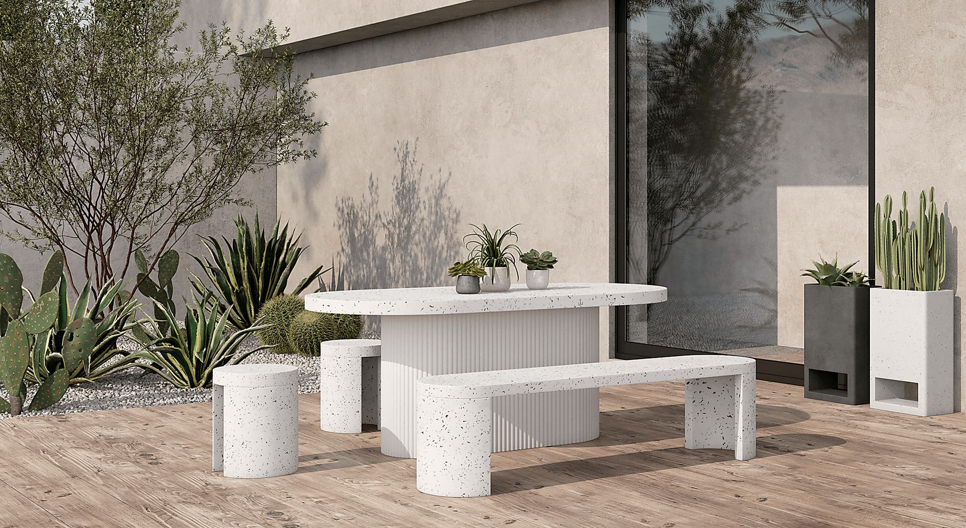Darcin Gray Planter - Image 8