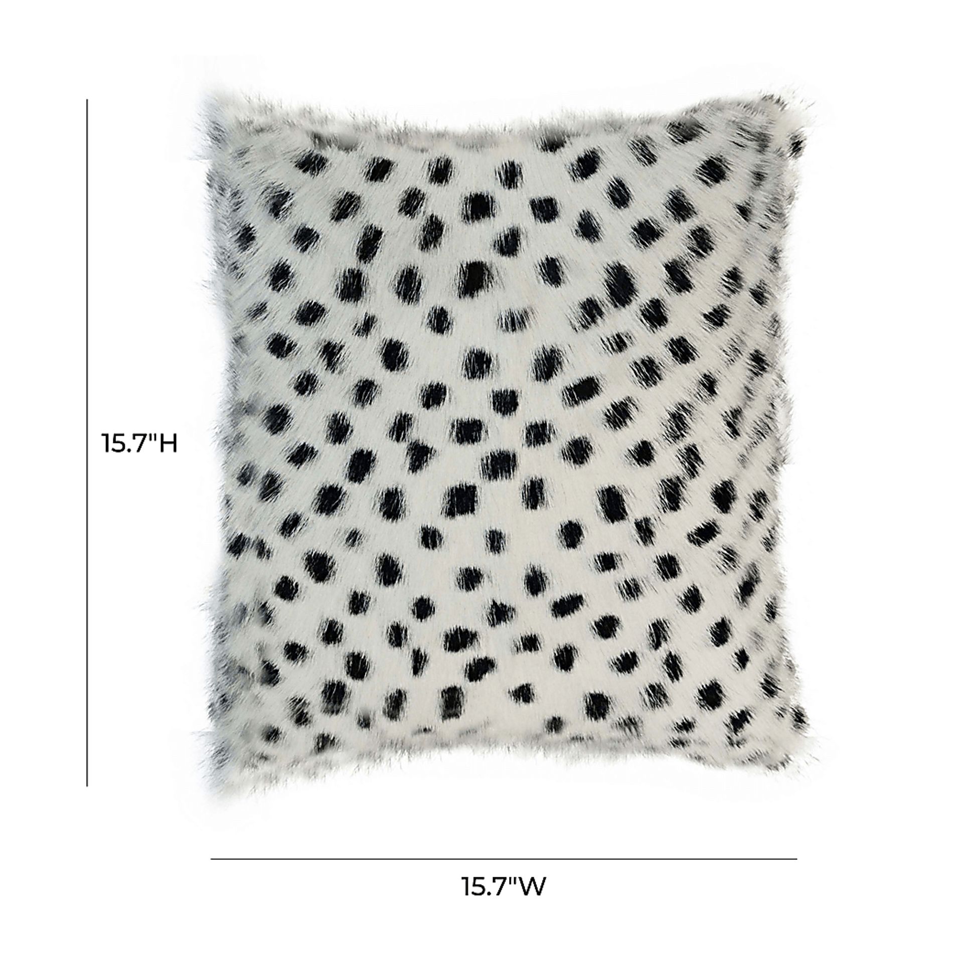 Darcy Elle I White Pillow - Image 4