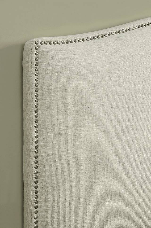 Dariana Beige Full/Queen Upholstered Headboard - Thumbnail - Image 3