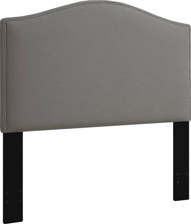 Dariana Gray Full/Queen Upholstered Headboard - Thumbnail - Image 2