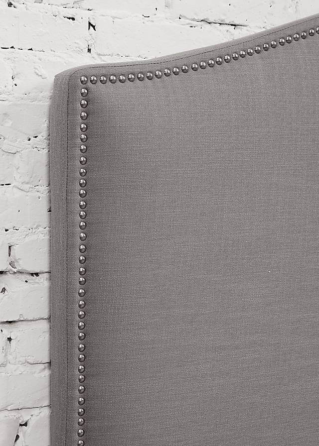 Dariana Gray Full/Queen Upholstered Headboard - Thumbnail - Image 3