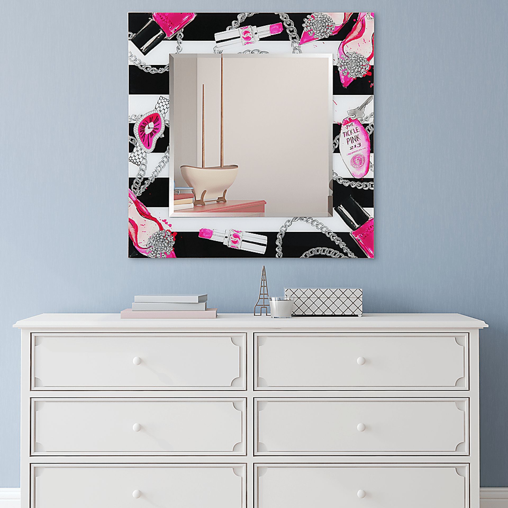 Darielle Pink Mirror - Image 5