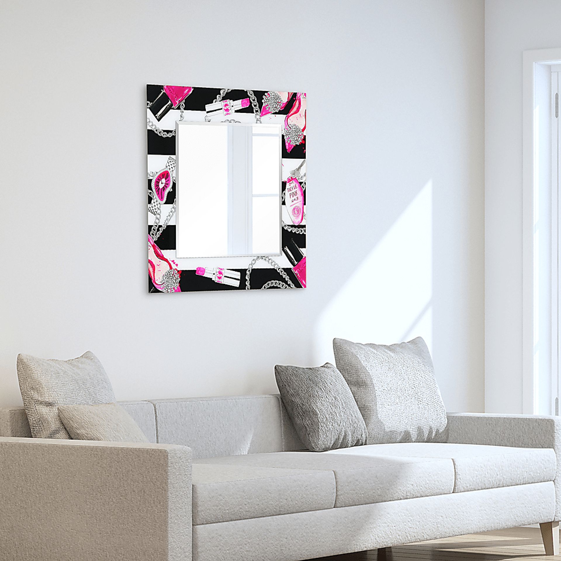 Darielle Pink Mirror - Image 6