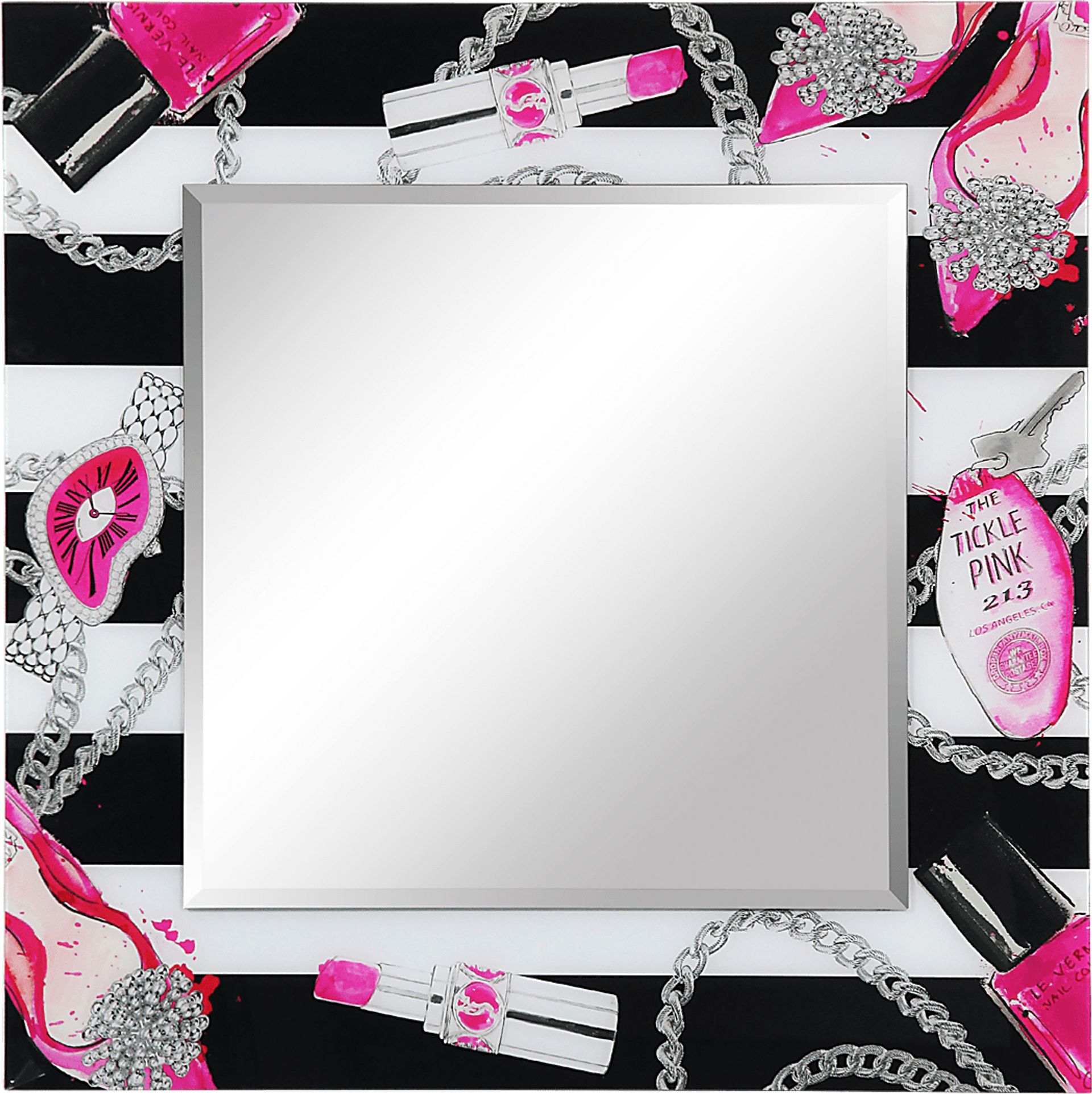 Darielle Pink Mirror - Image 1