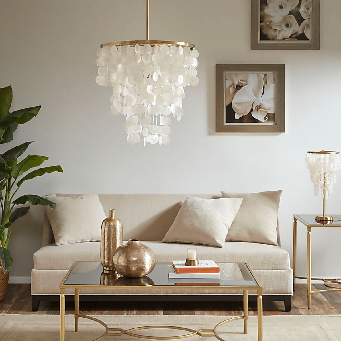Darien Cay Gold Chandelier