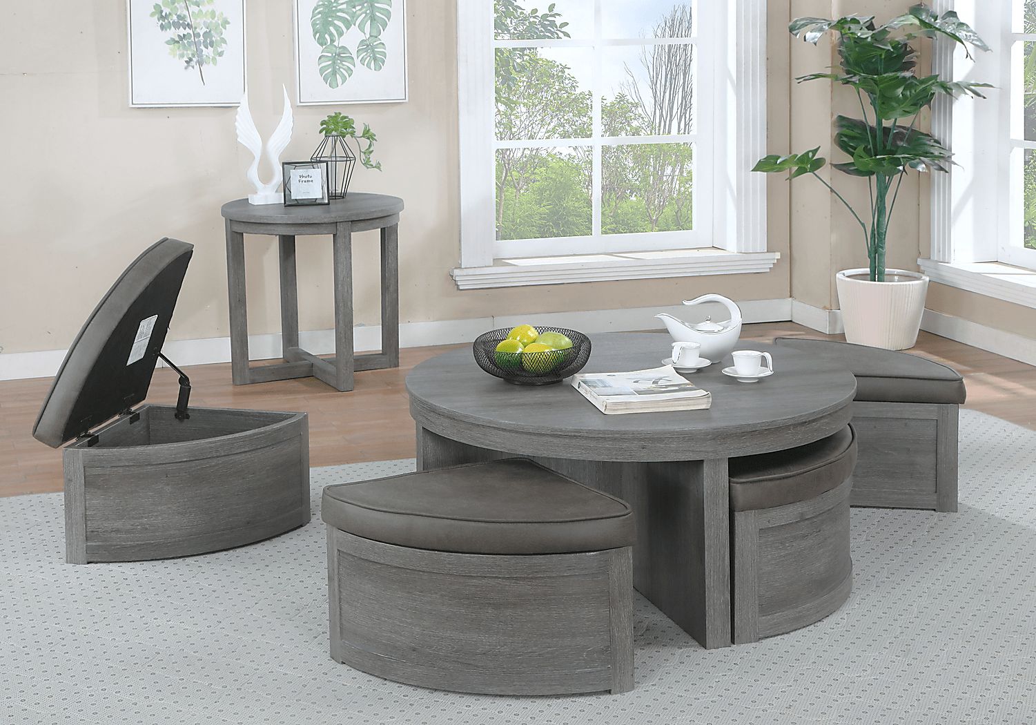 Storage Ottoman Coffee Table - VisualHunt