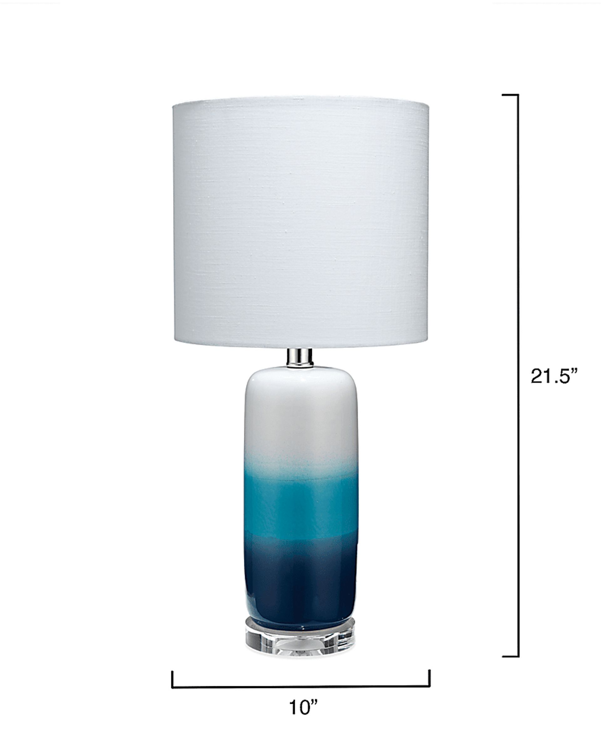 Dario Creek Blue Lamp - Image 5