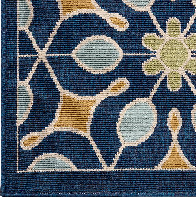 Darion Navy 8' x 11' Indoor/Outdoor Rug - Thumbnail - Image 2