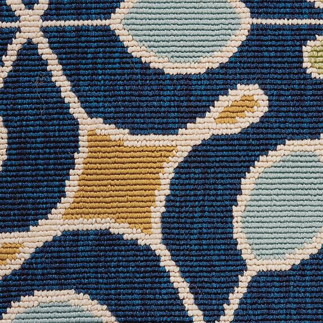 Darion Navy 8' x 11' Indoor/Outdoor Rug - Thumbnail - Image 6
